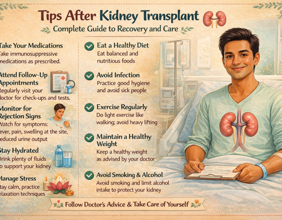 Kidney transplant recovery tips