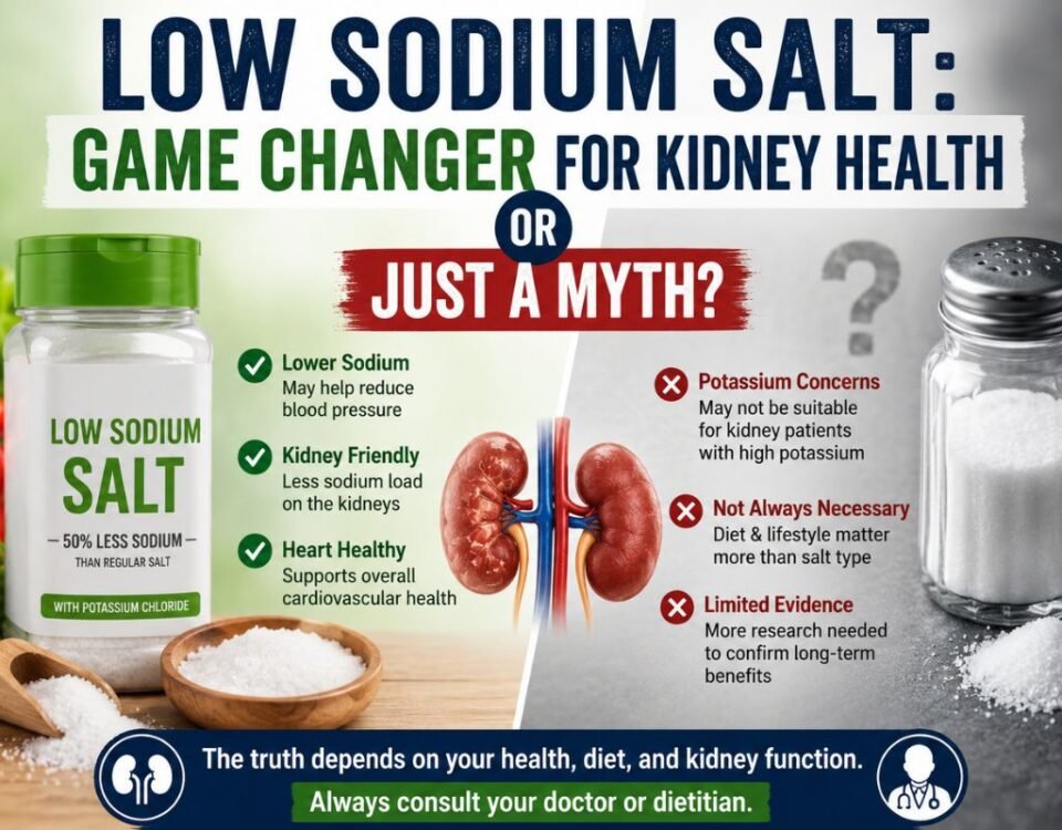 Low Sodium Salt for Kidney Health