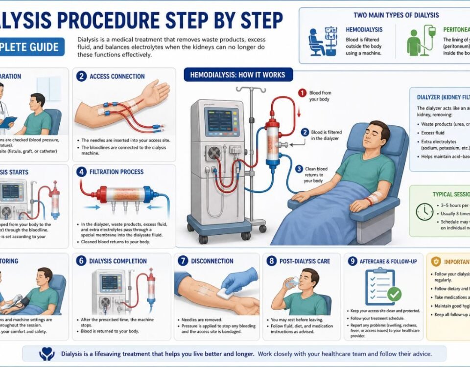 Dialysis procedure step by step