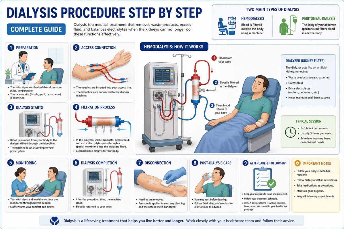 Dialysis Procedure Step by Step Complete Guide